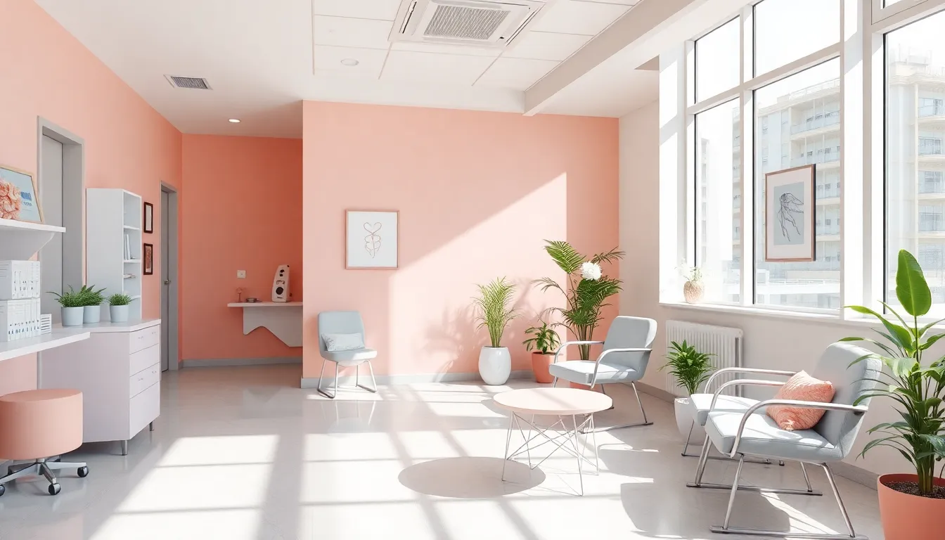 Comfortable medical office background