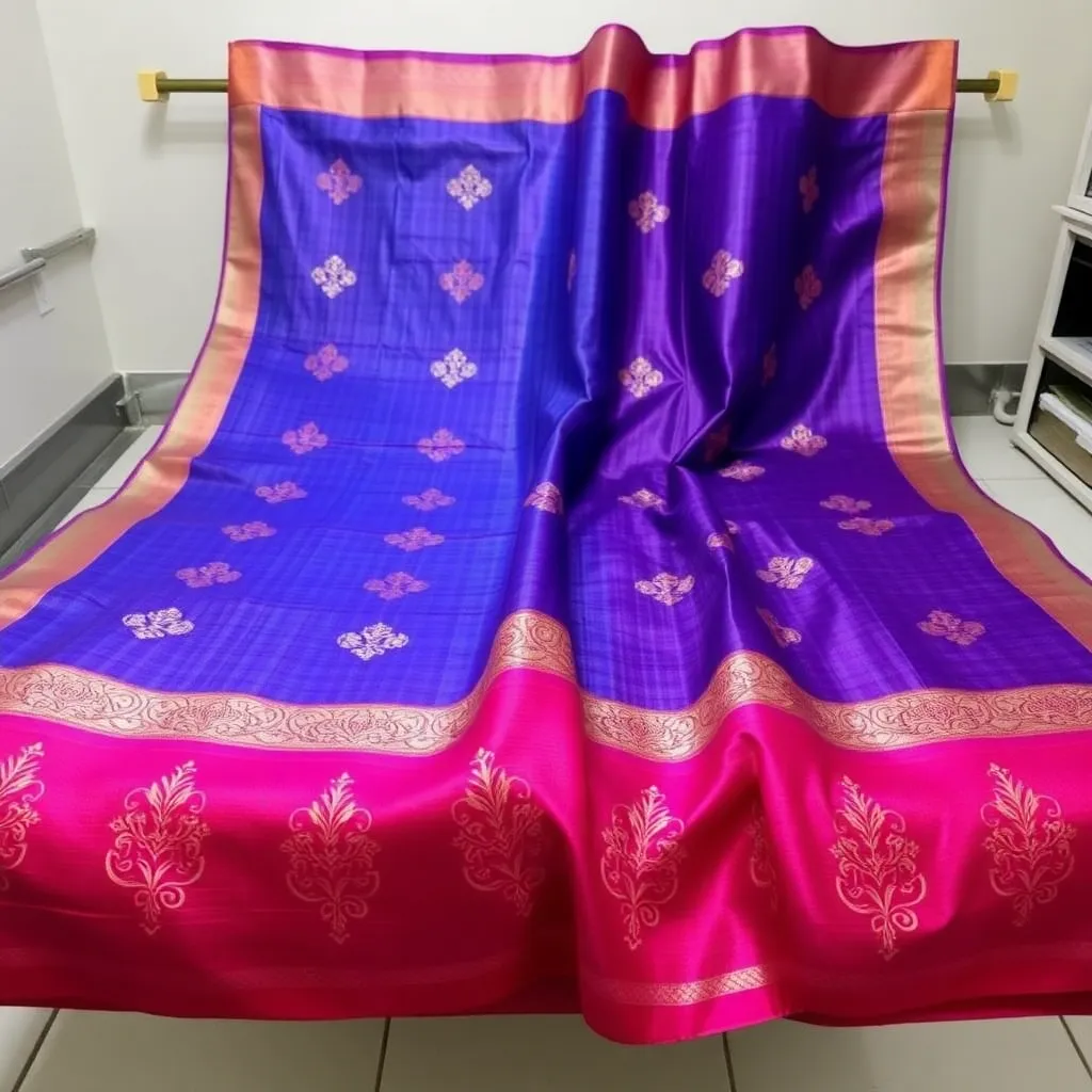 Saree dry cleaning premium care service