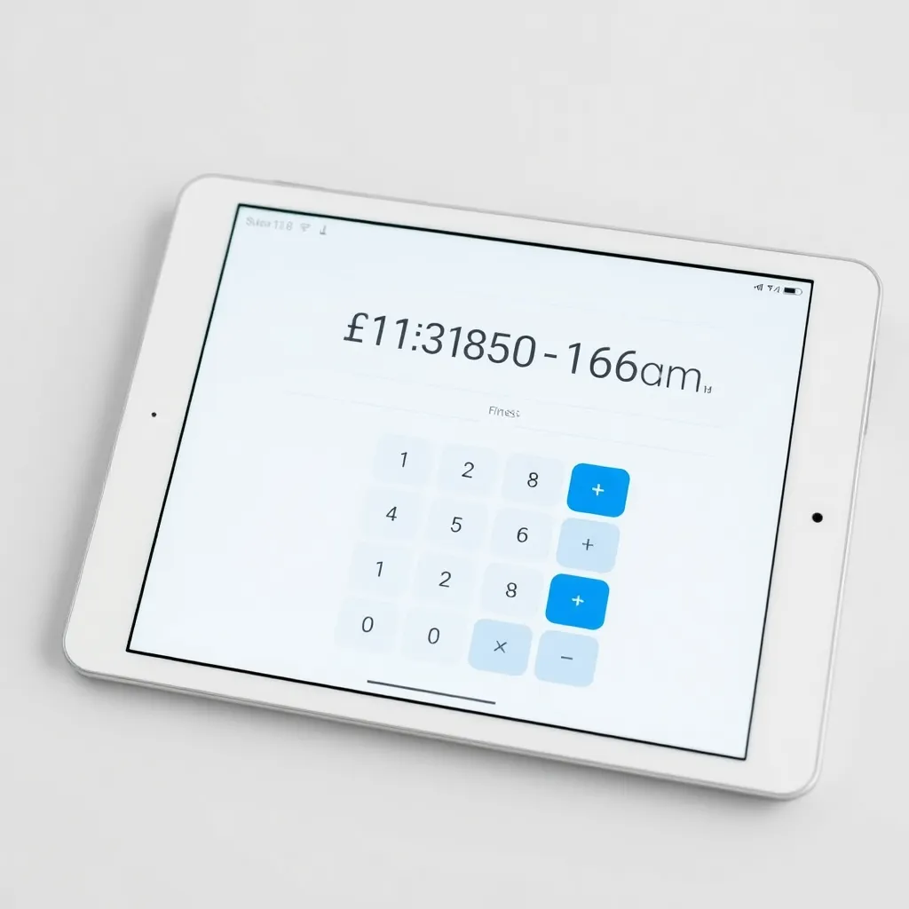 Calculator interface