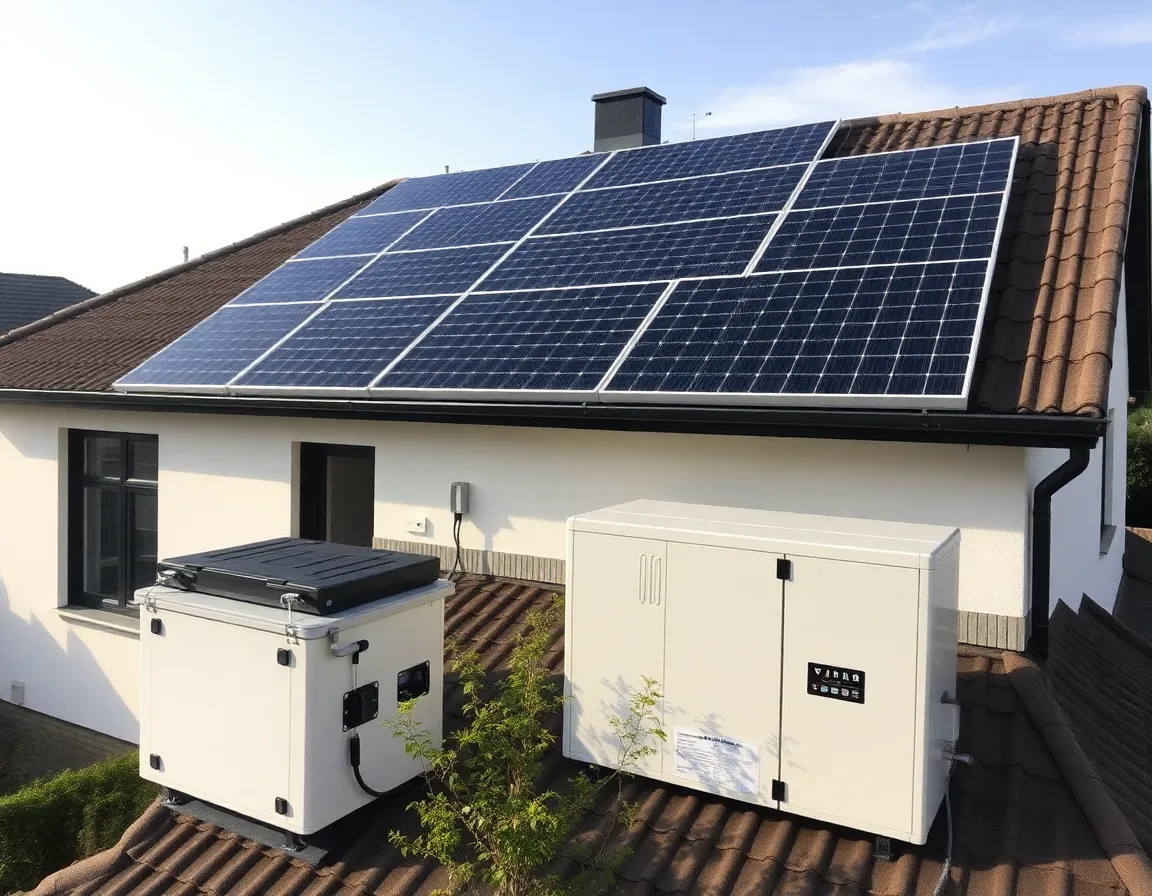 Energy Revolution System - Solar panels and battery storage
