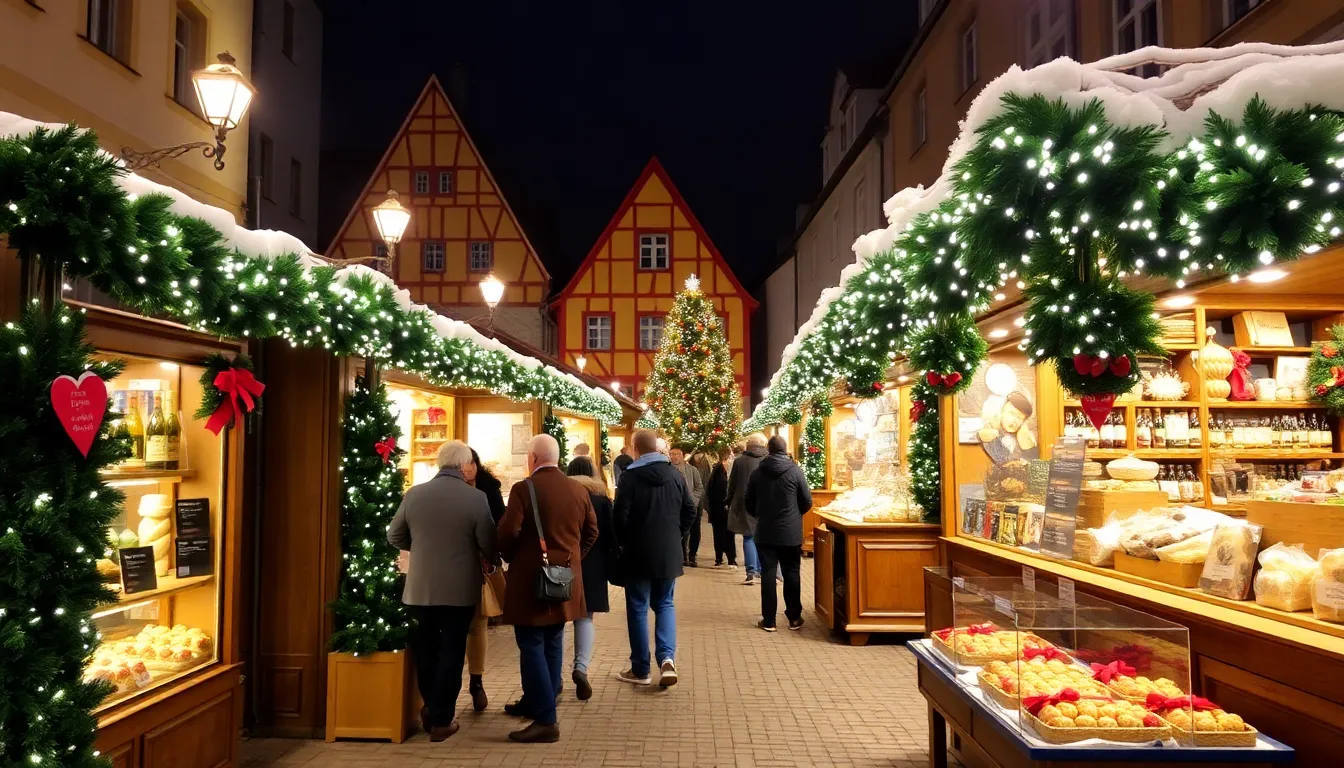 Germany Christmas markets with festive atmosphere and traditional treats