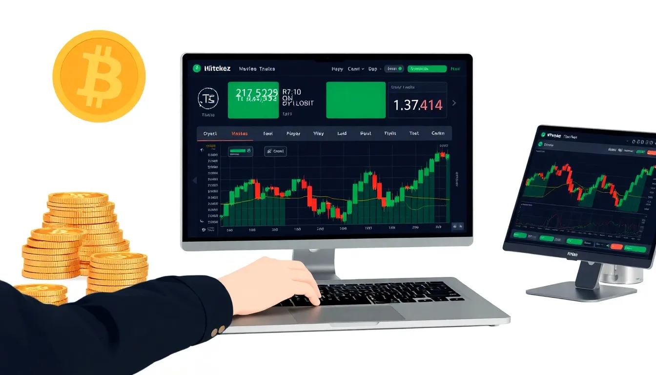 Cryptocurrency trading dashboard