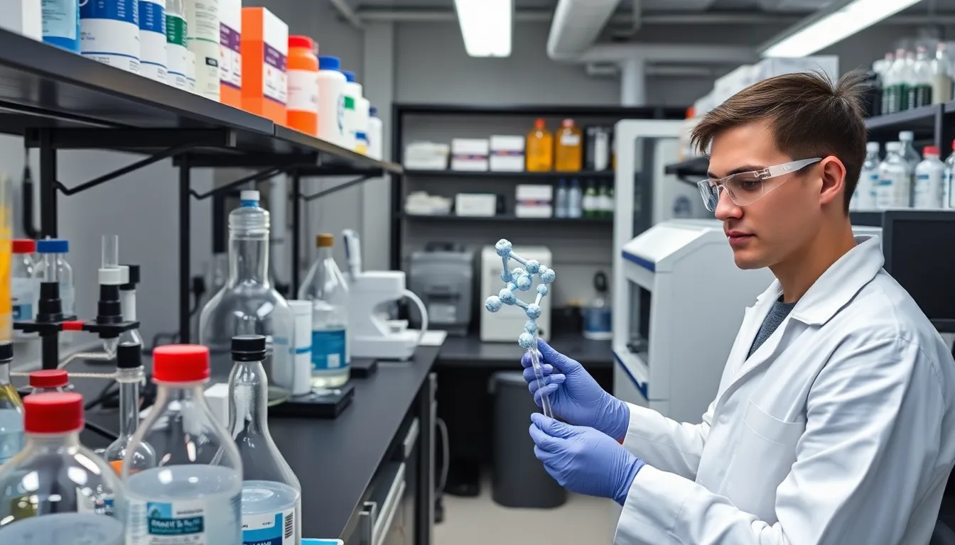 Chemical product development laboratory