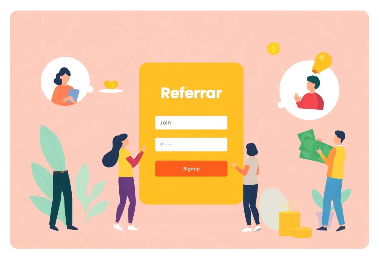 Referral signup rewards