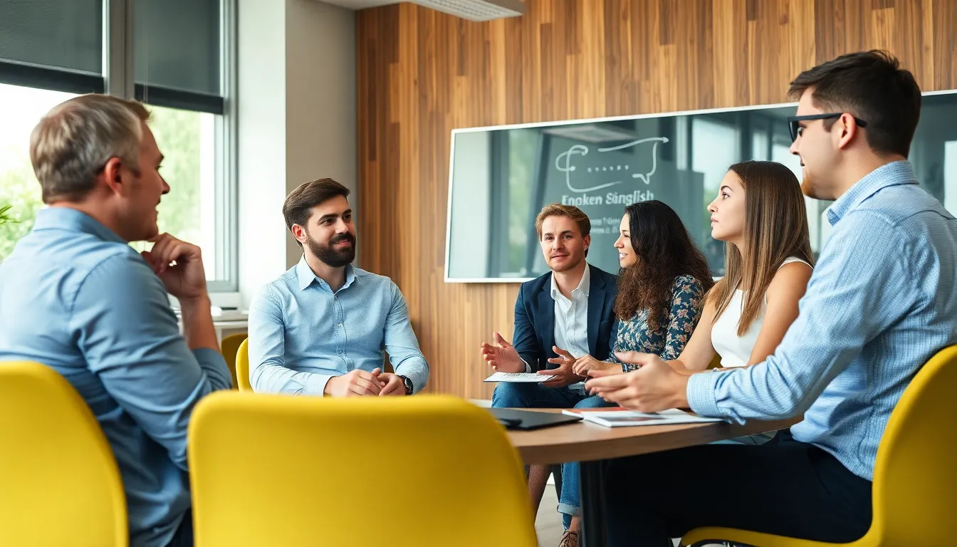 Spoken English training class
