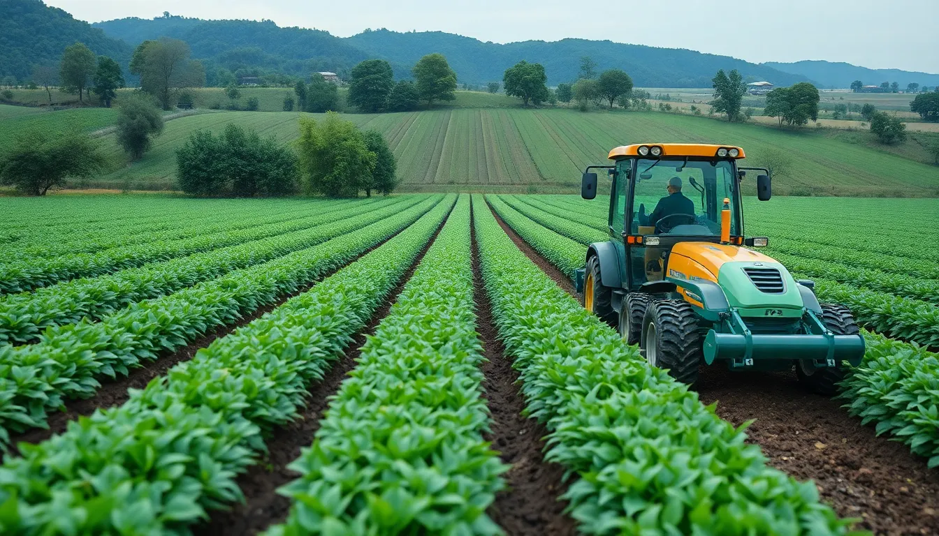 Sustainable farming practices in action