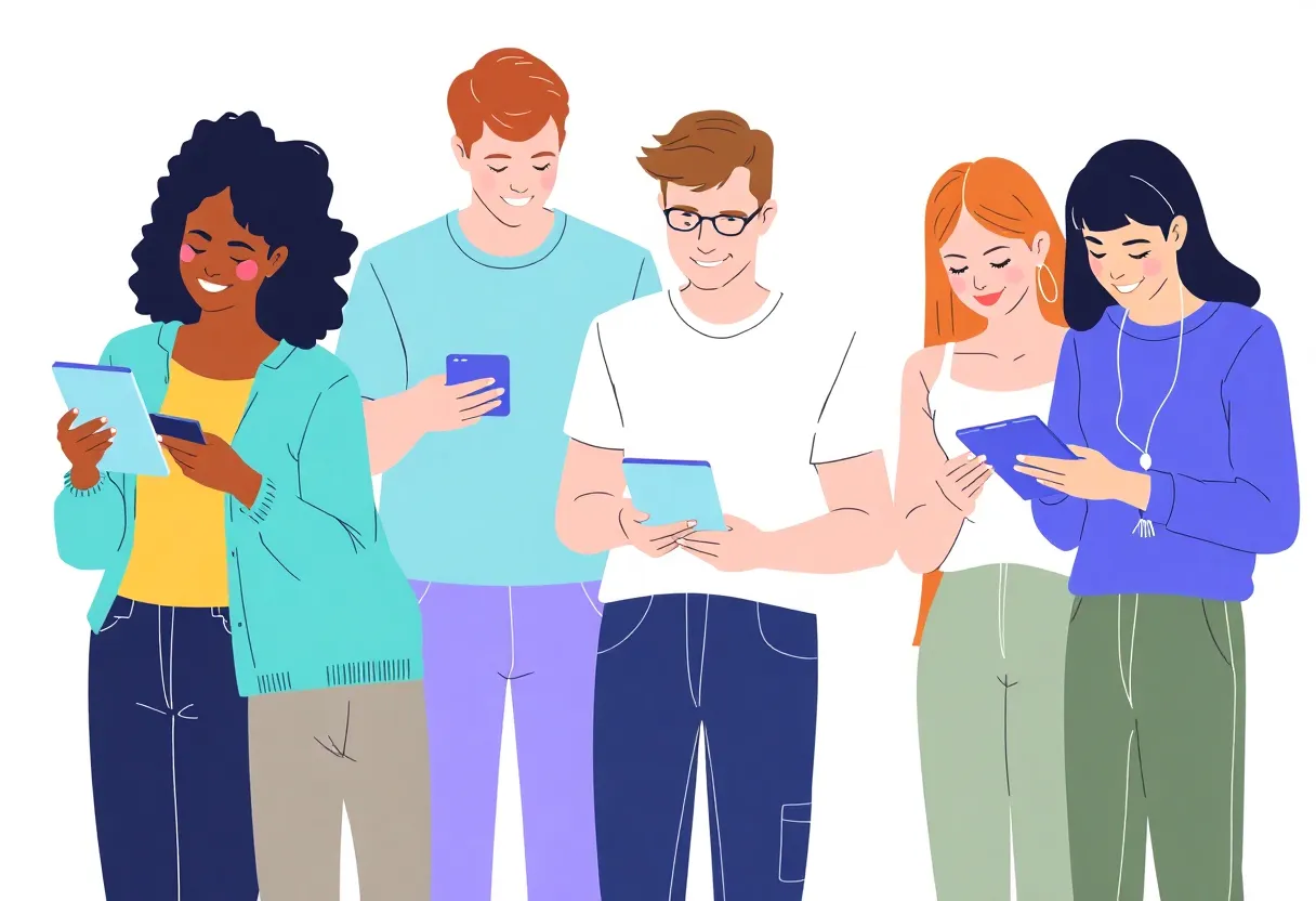 Ilustrasi Interaksi Digital