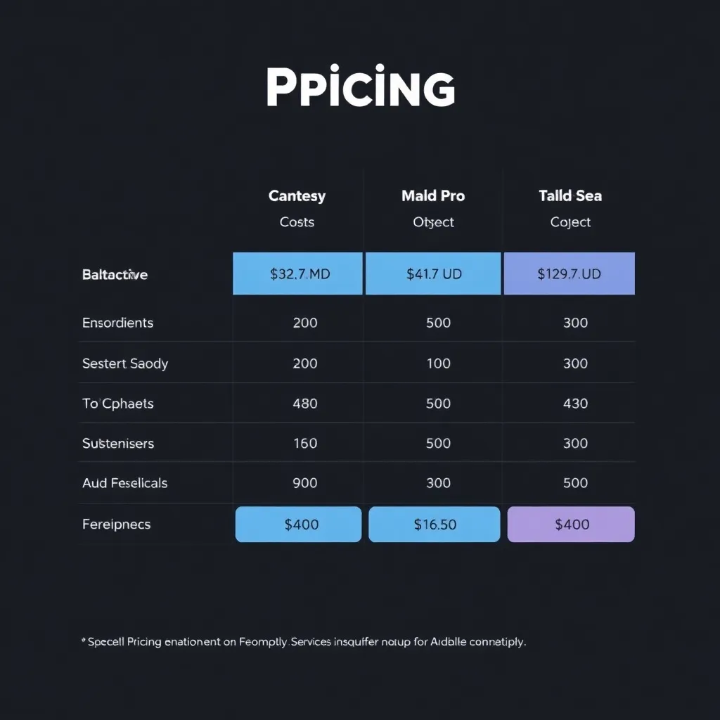 Competitive pricing