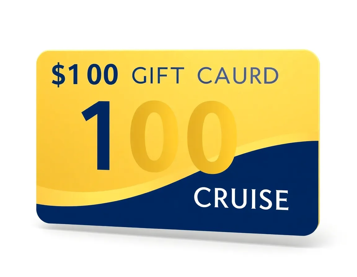 $100 Royal Cruise Gift Card