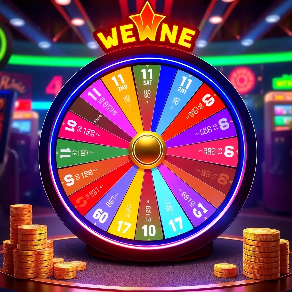 Spin and win wheel
