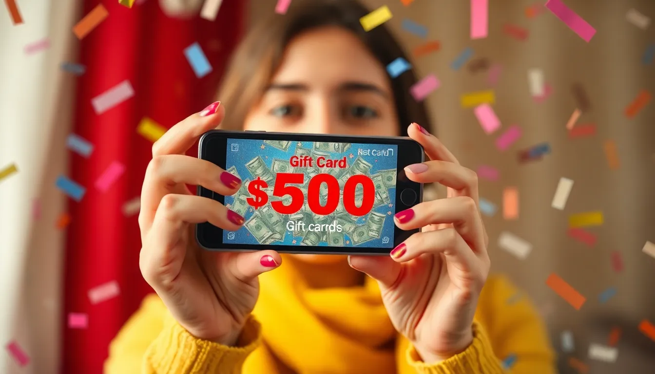 Winner celebrating reward