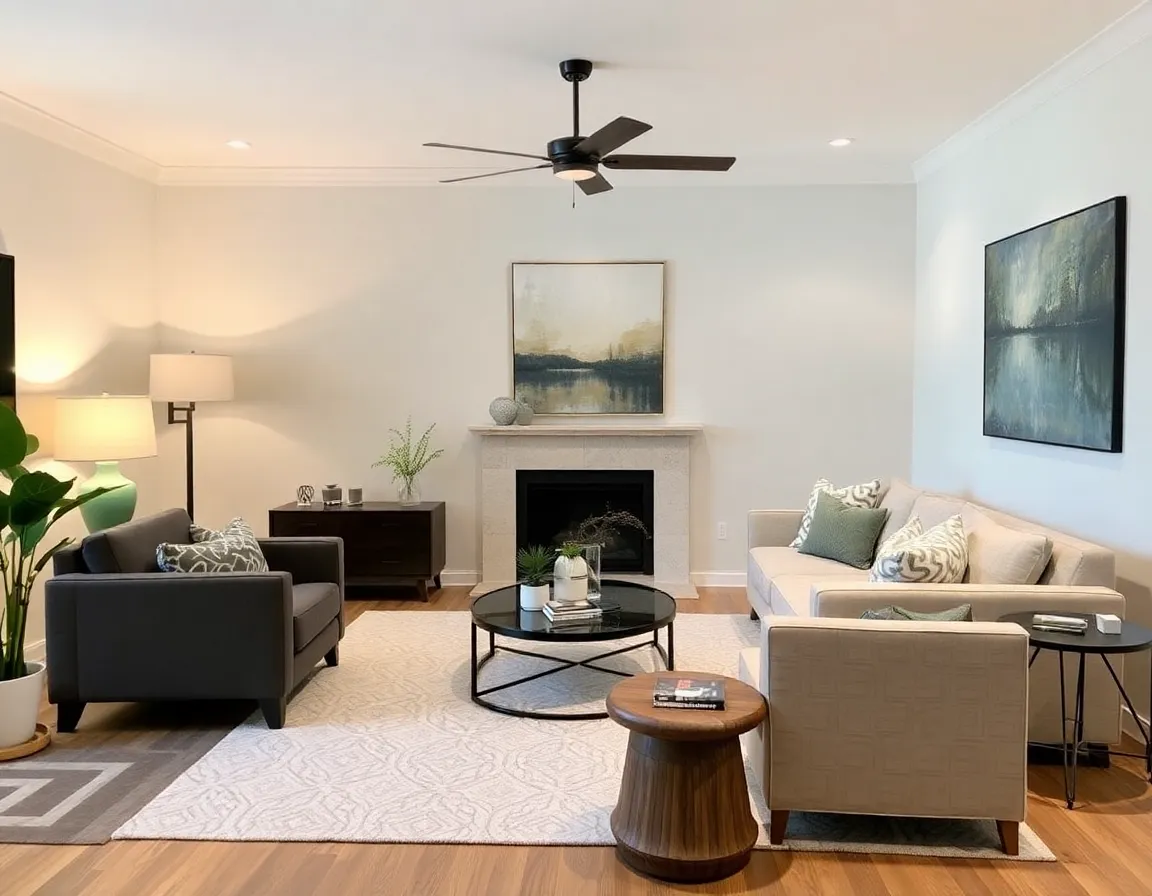 Elegant living room makeover