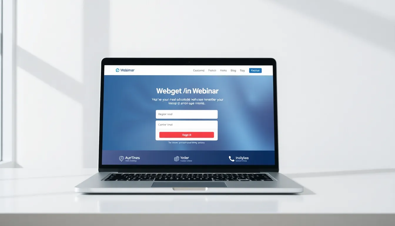 Platform webinar landing page