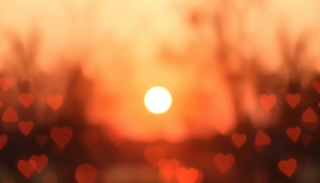 Romantic background