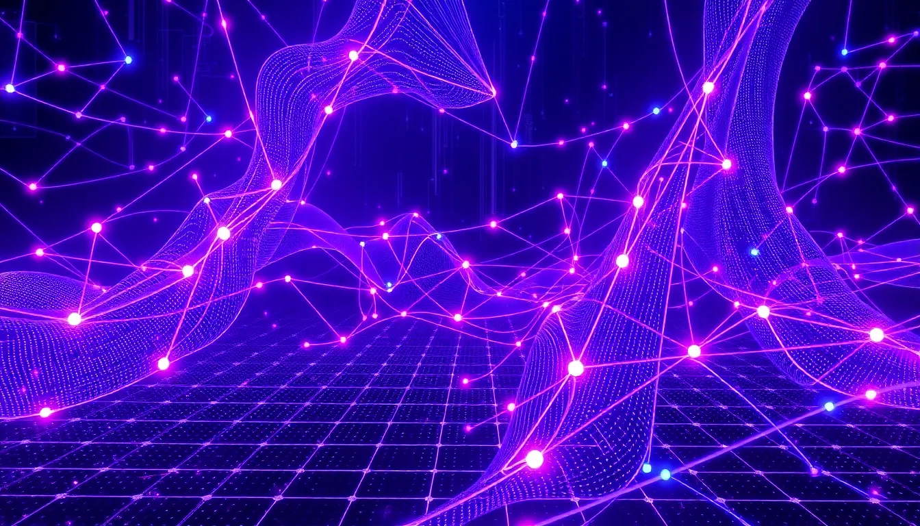 Digital network background