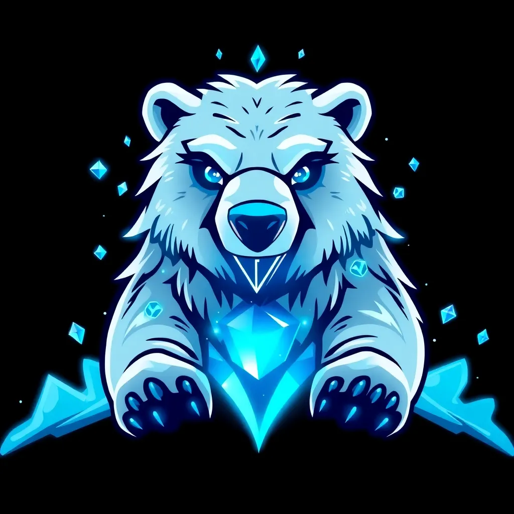 北极熊波场能量站吉祥物