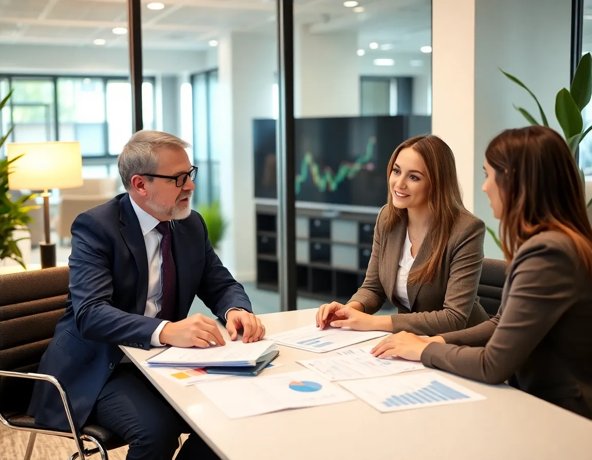 Financial consultation meeting