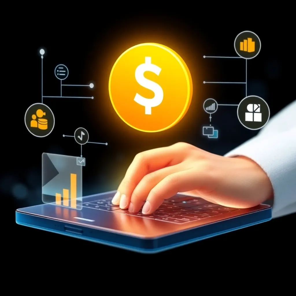 Cutting-edge technology icon