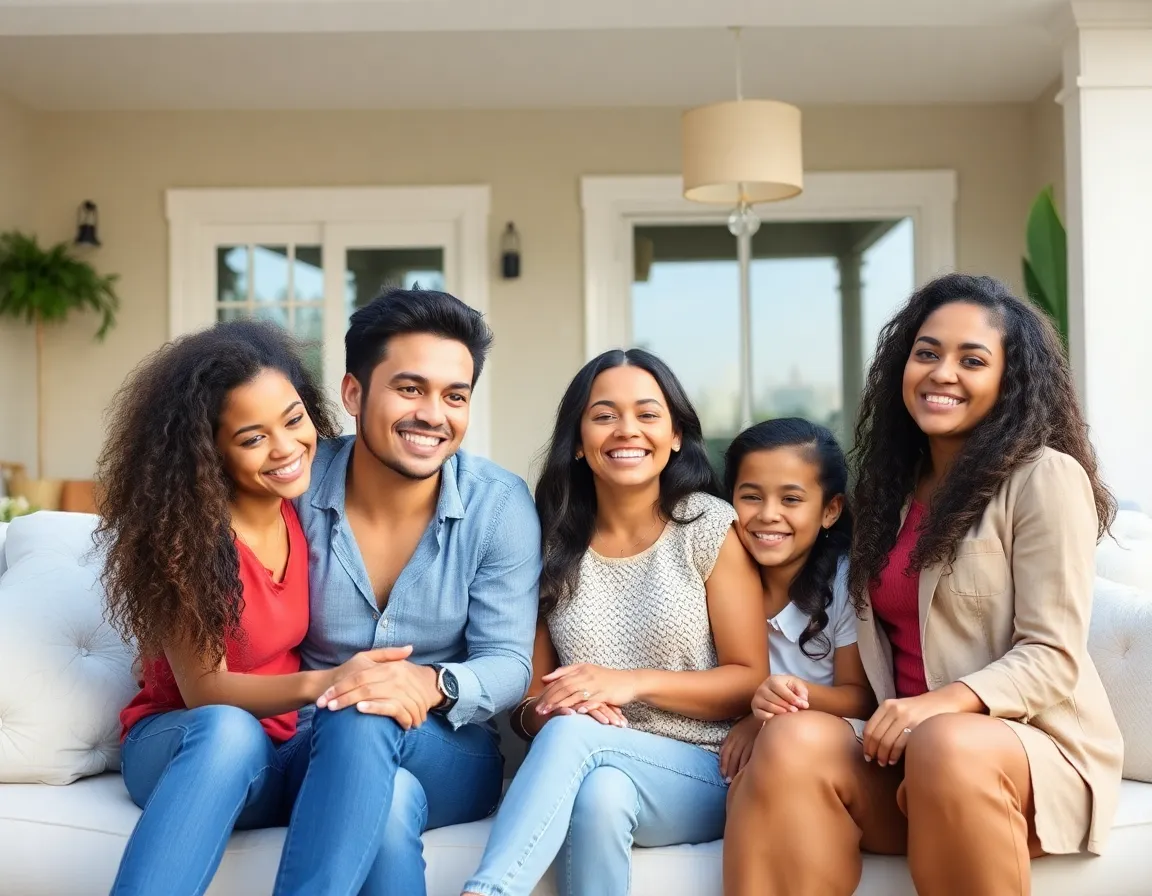 Living the American dream - successful professional family