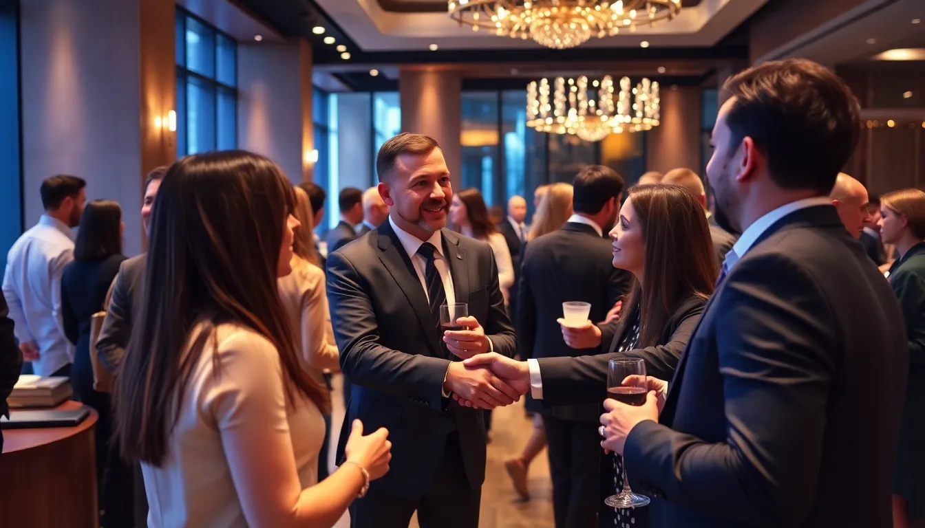 Networking benefits at exclusive business event