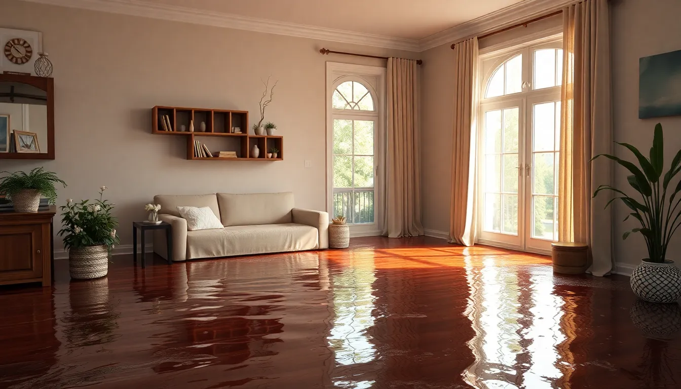 Emergency water damage restoration
