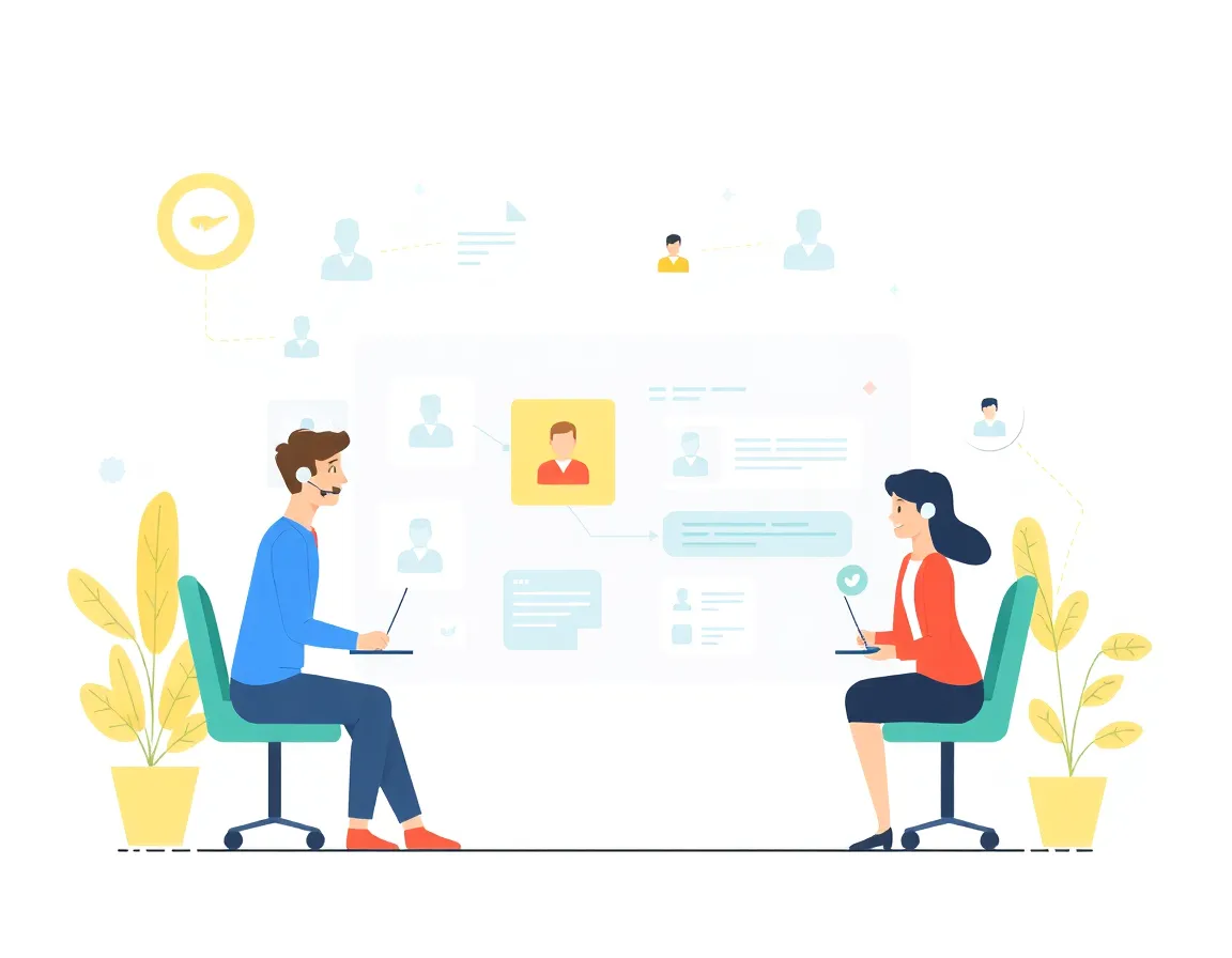 Customer Support Illustration