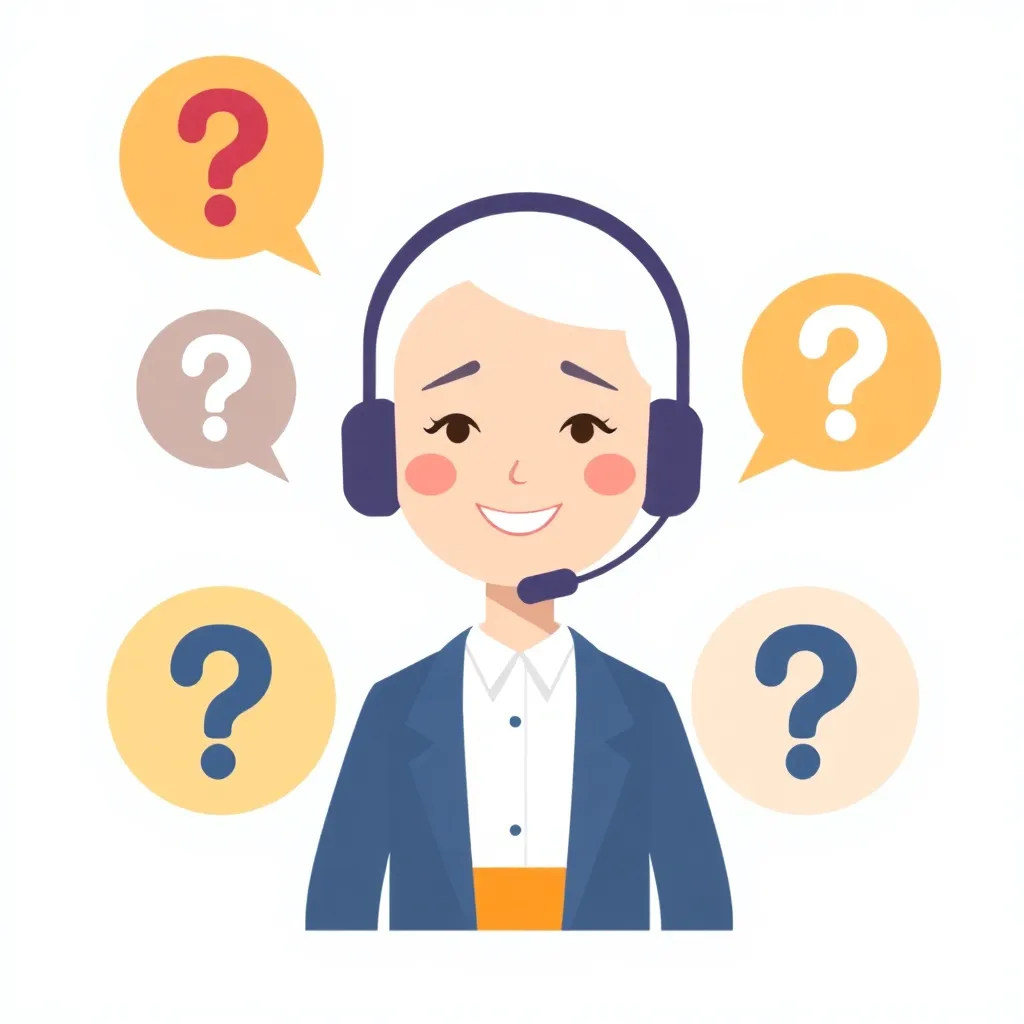 FAQ and customer support illustration