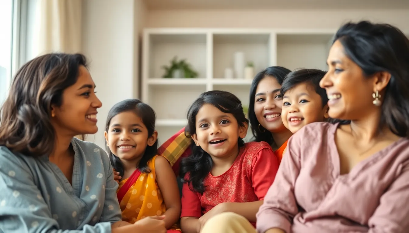 Happy families background