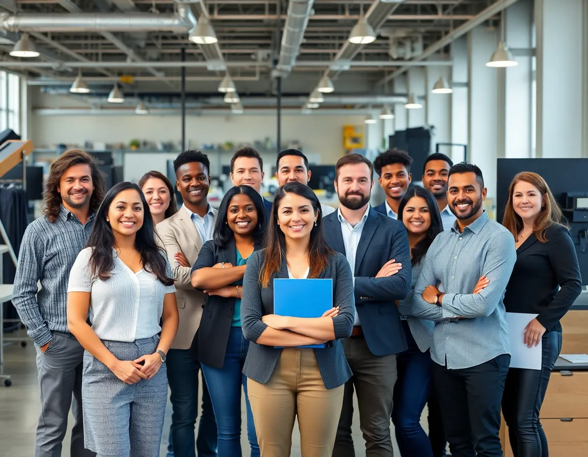 Successful workers in USA job placements