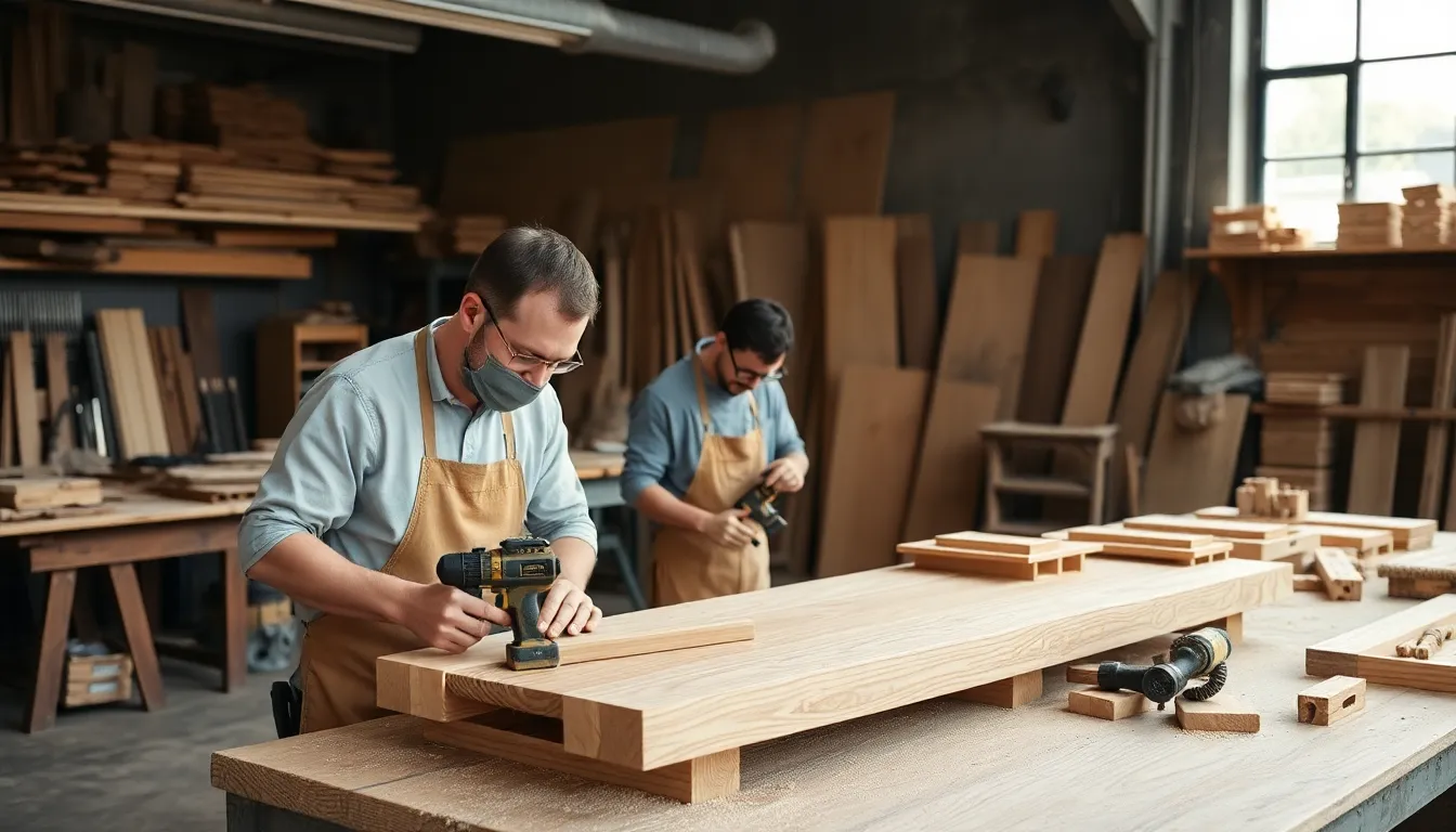 Atelier de menuiserie
