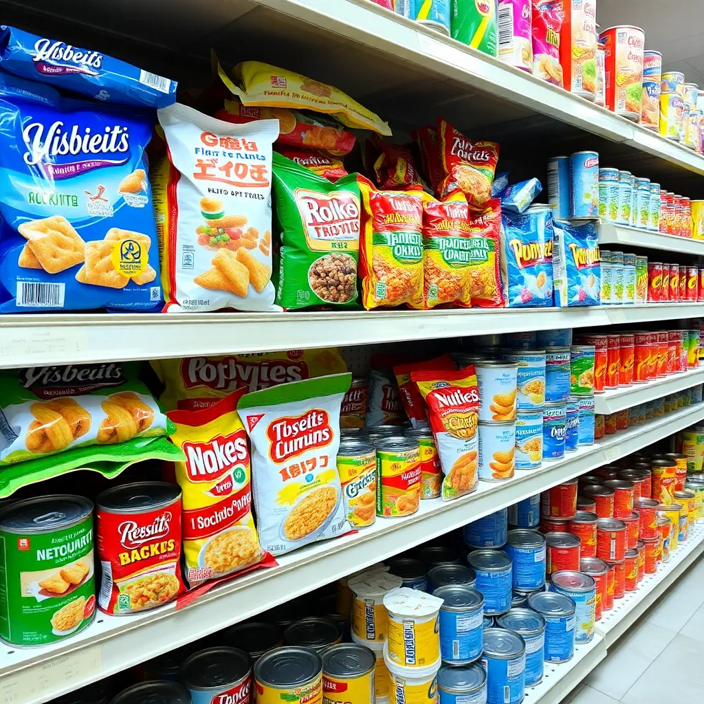 Packaged foods and snacks
