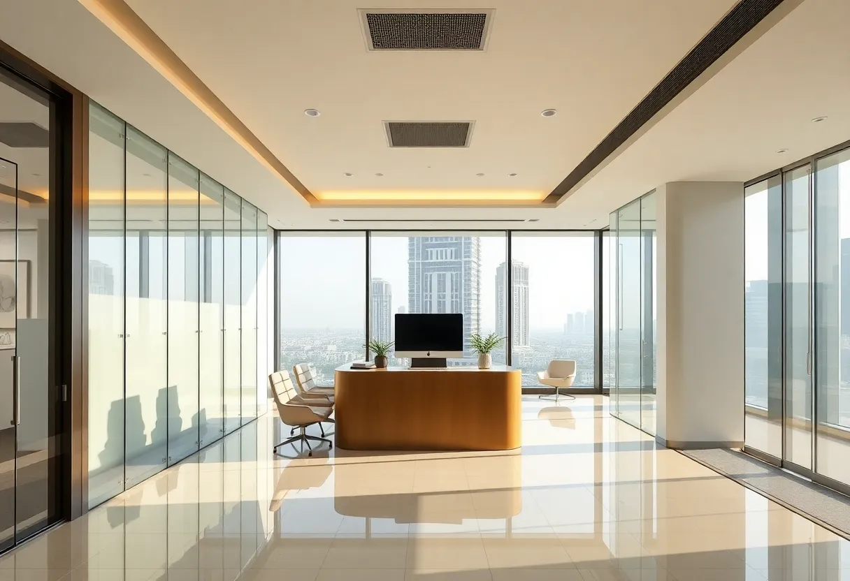 Premium ADGM office environment in Abu Dhabi