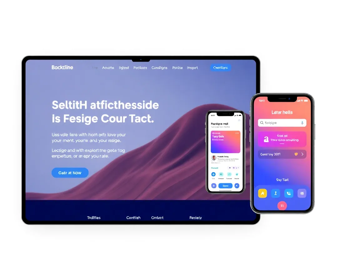 Website and app development