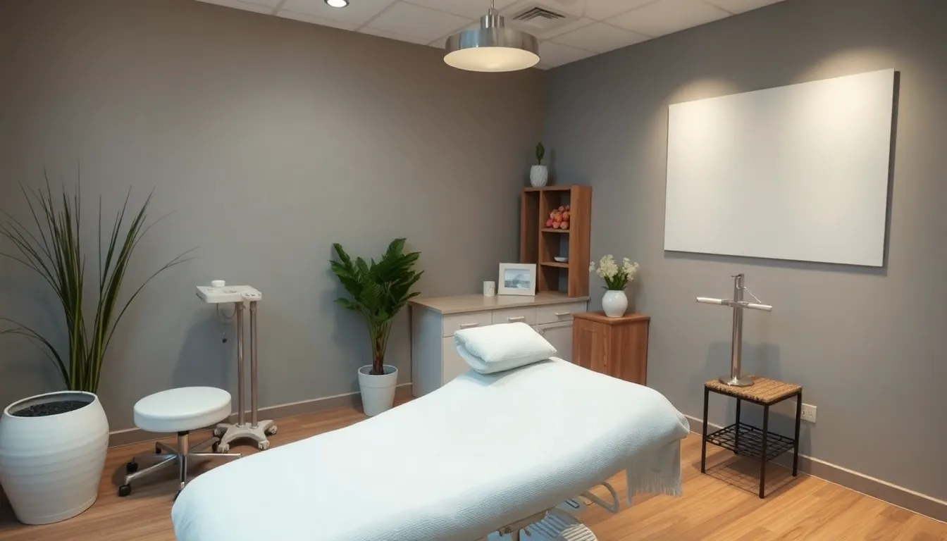 Wellness center interior