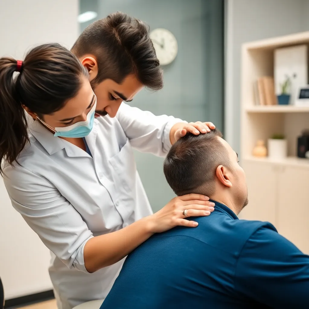 Spinal adjustment treatment