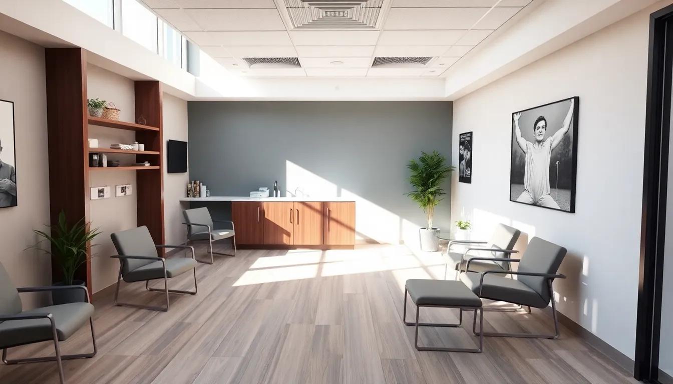 Comfortable clinic interior
