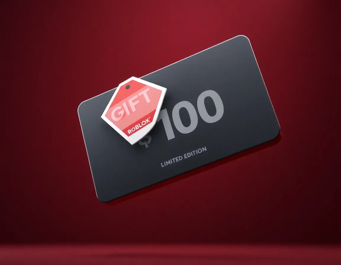 Roblox Gift Card Mockup