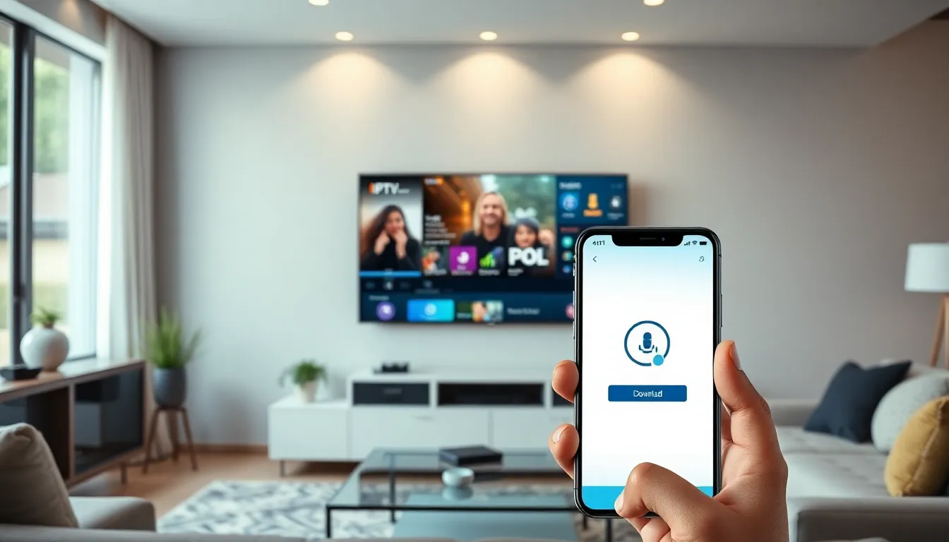 IPTV app and streaming setup preview