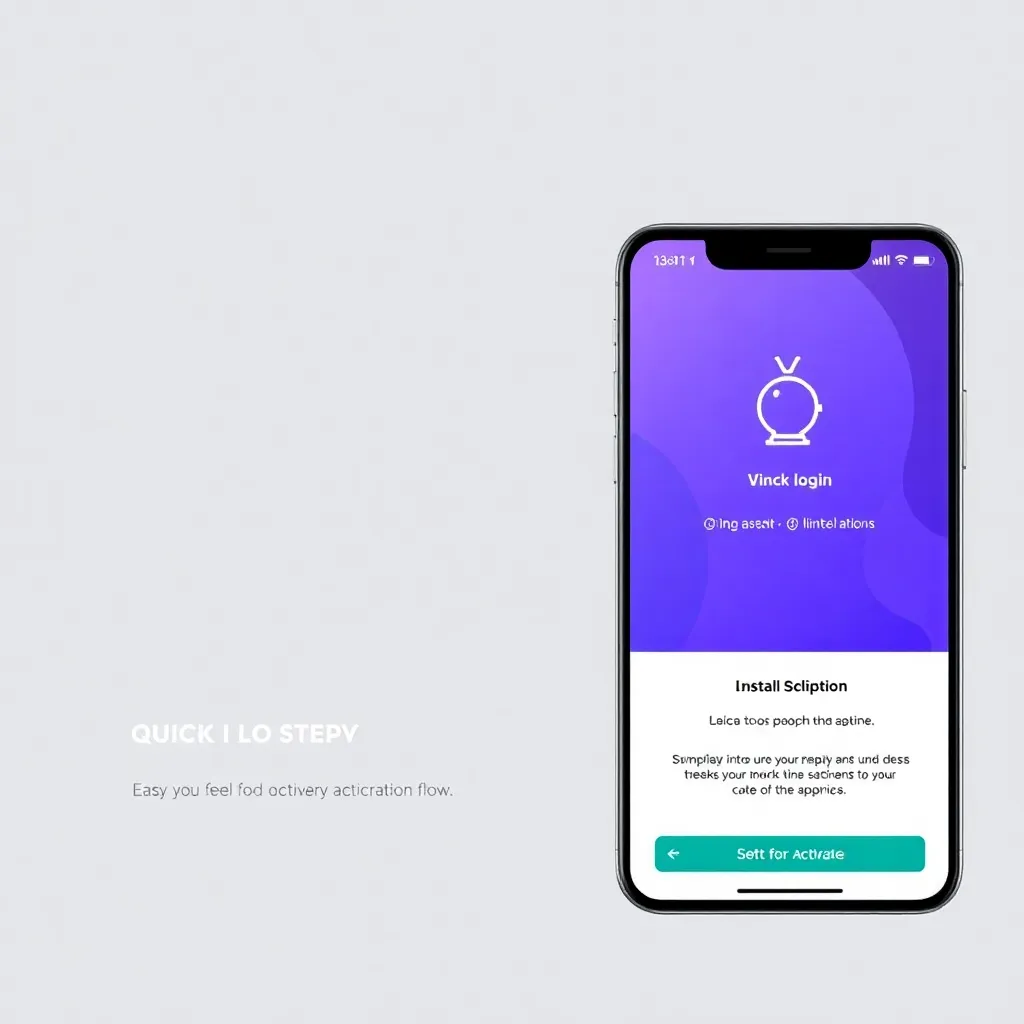 Easy setup and activation