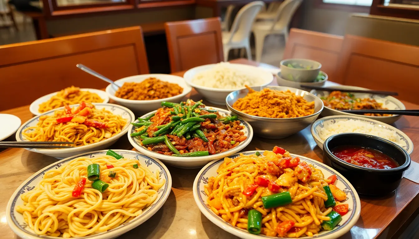 Delicious Chinese food at The Friend's Cafe