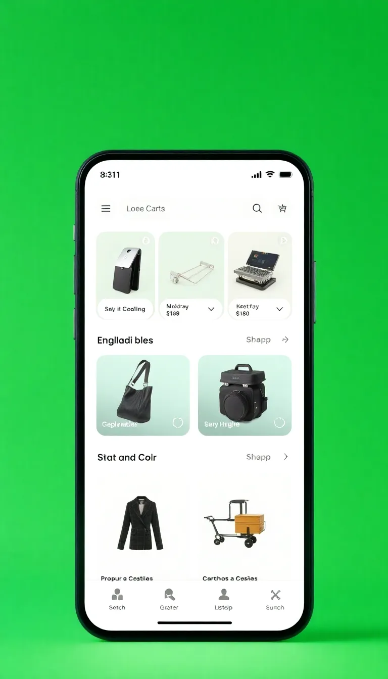E-commerce mobile app