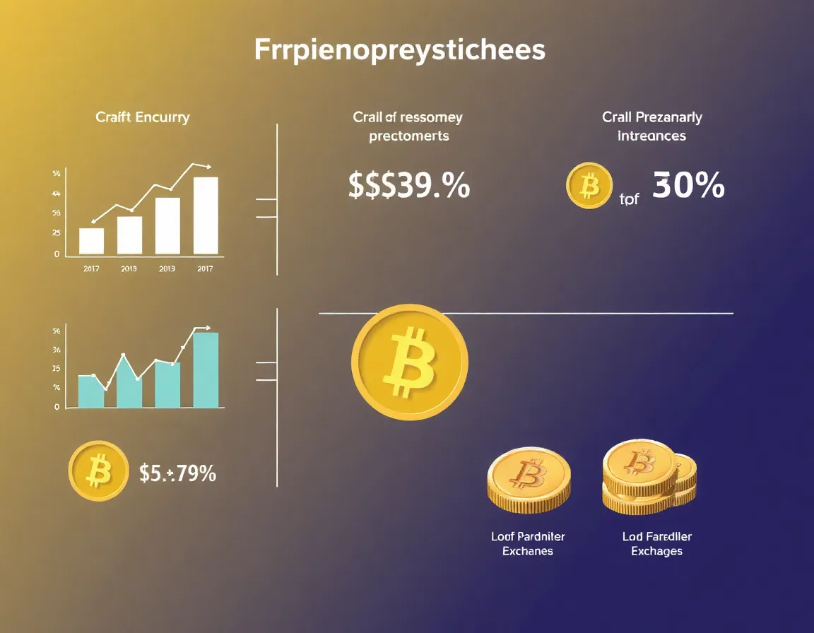 Cryptocurrency exchange fees concept illustration