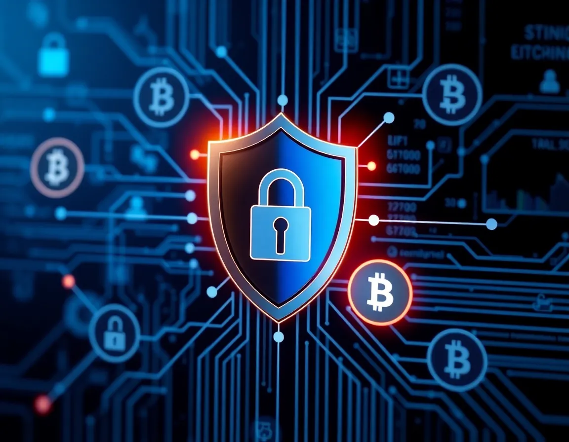 Cryptocurrency security practices illustration