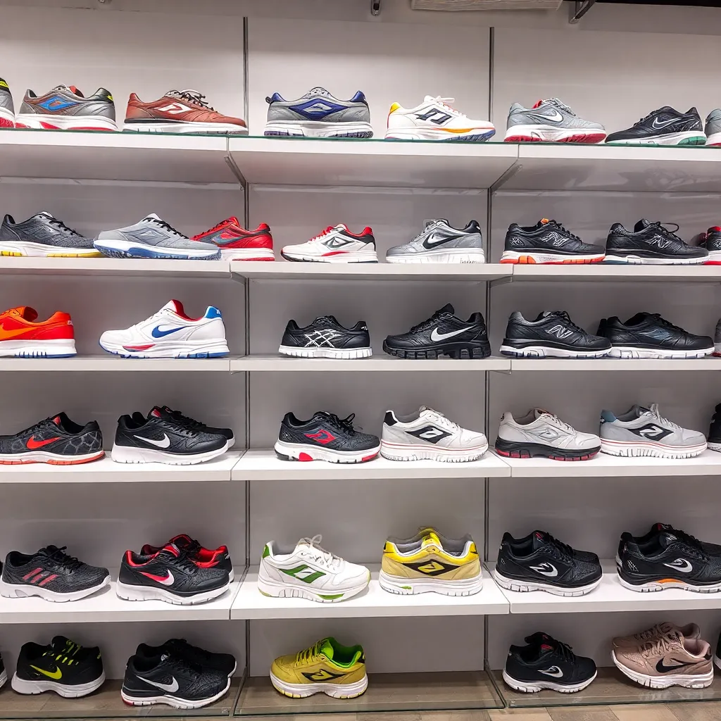 Wide selection of sports gear