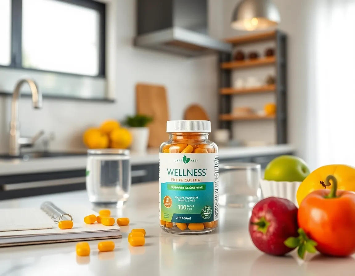 Wellness product lifestyle visual
