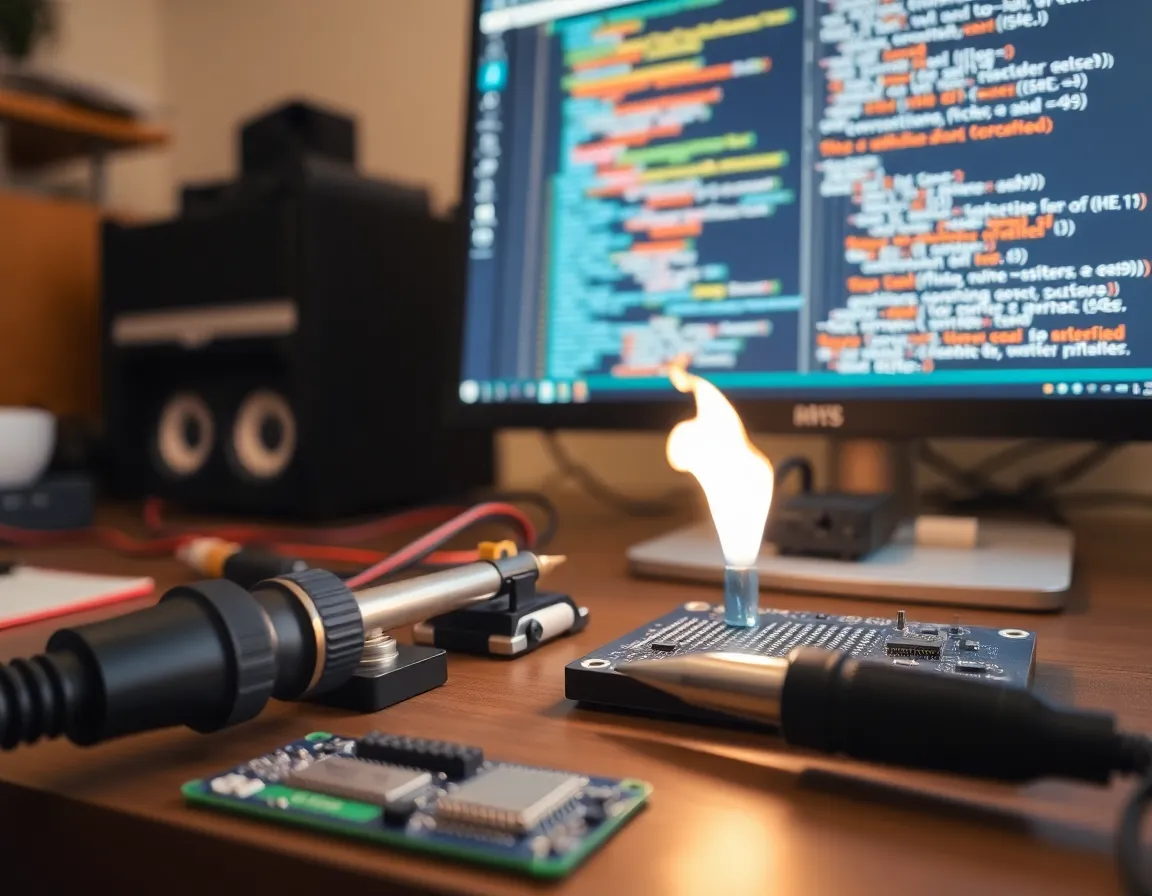 Elektronická dílna a vývoj SmokePilot