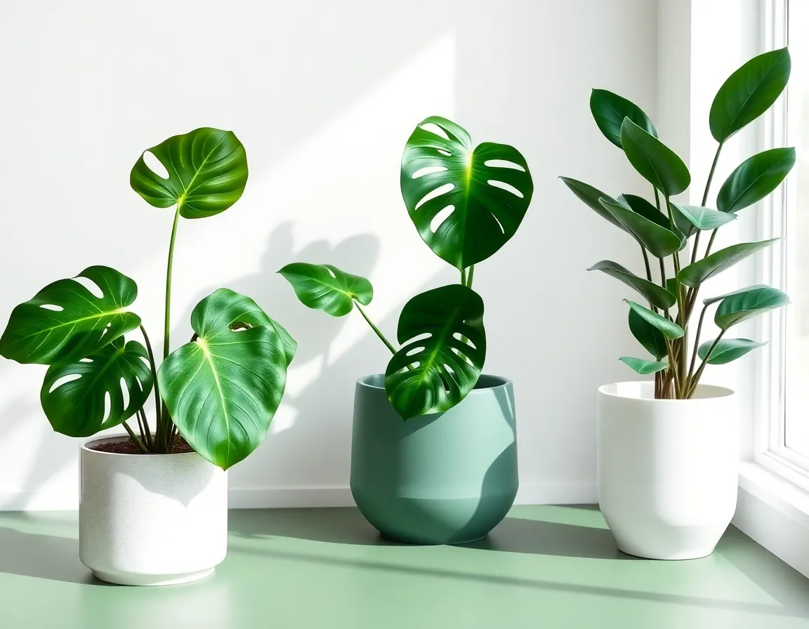 Curated indoor plant collection