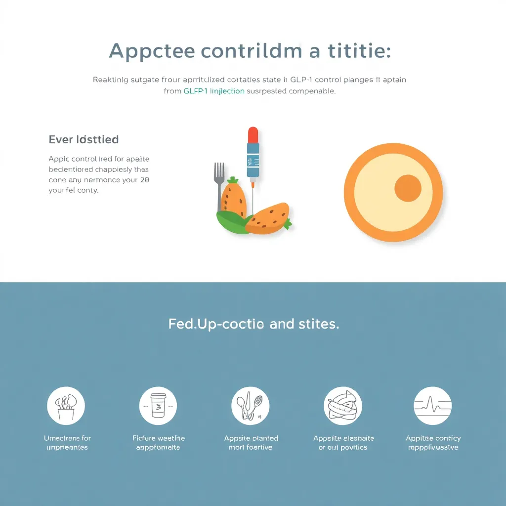 Appetite control concept for GLP-1 injections