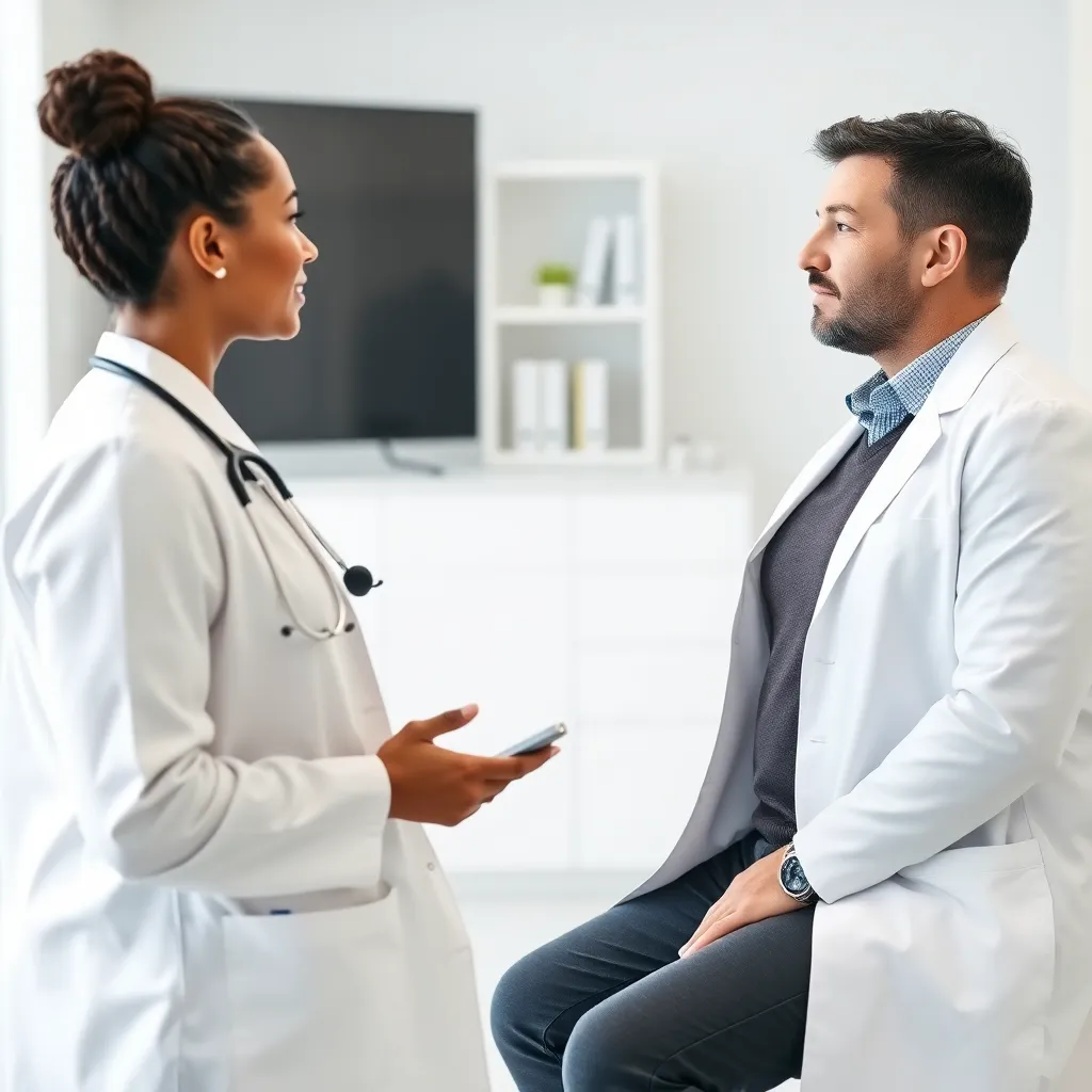 Doctor consultation for GLP-1 injections