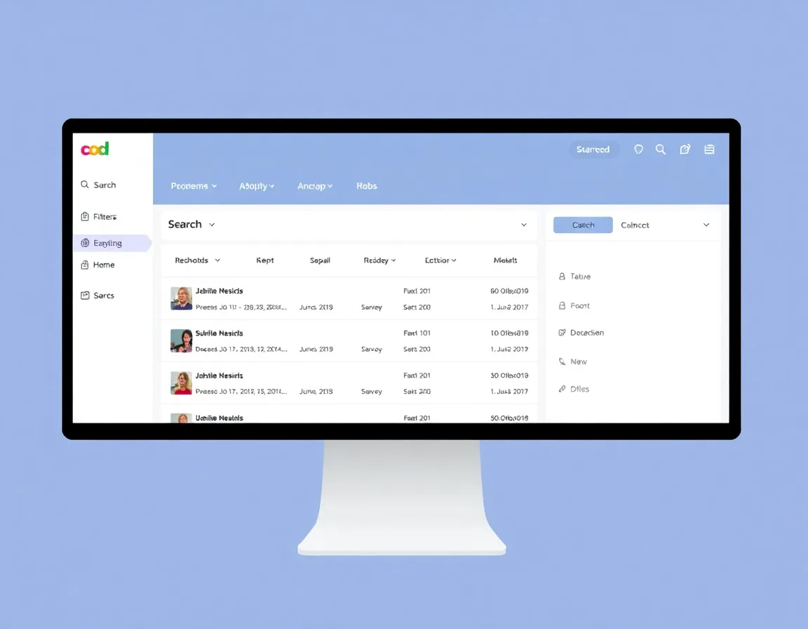 Advanced job search interface